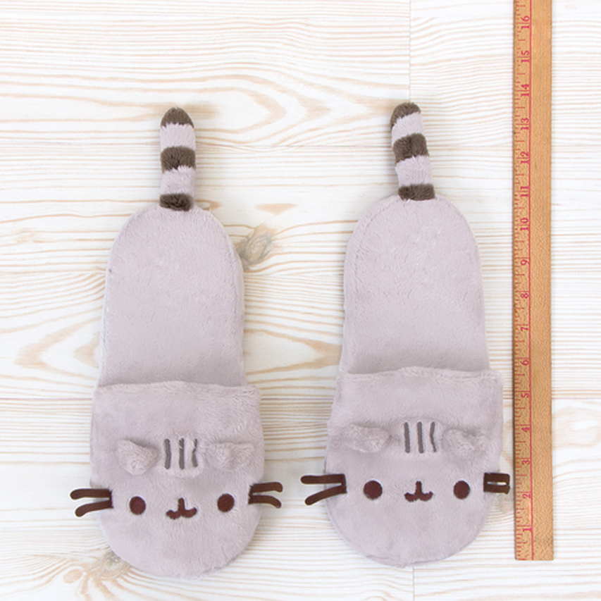 Pusheen Cozy Plush Slippers – mylittleBROWNIE