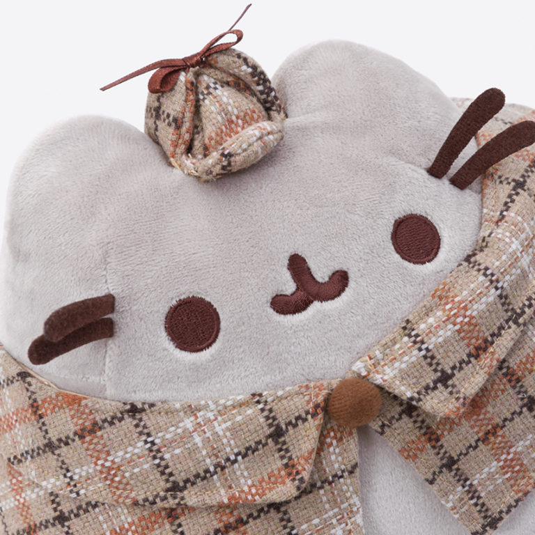 pusheen detective plush